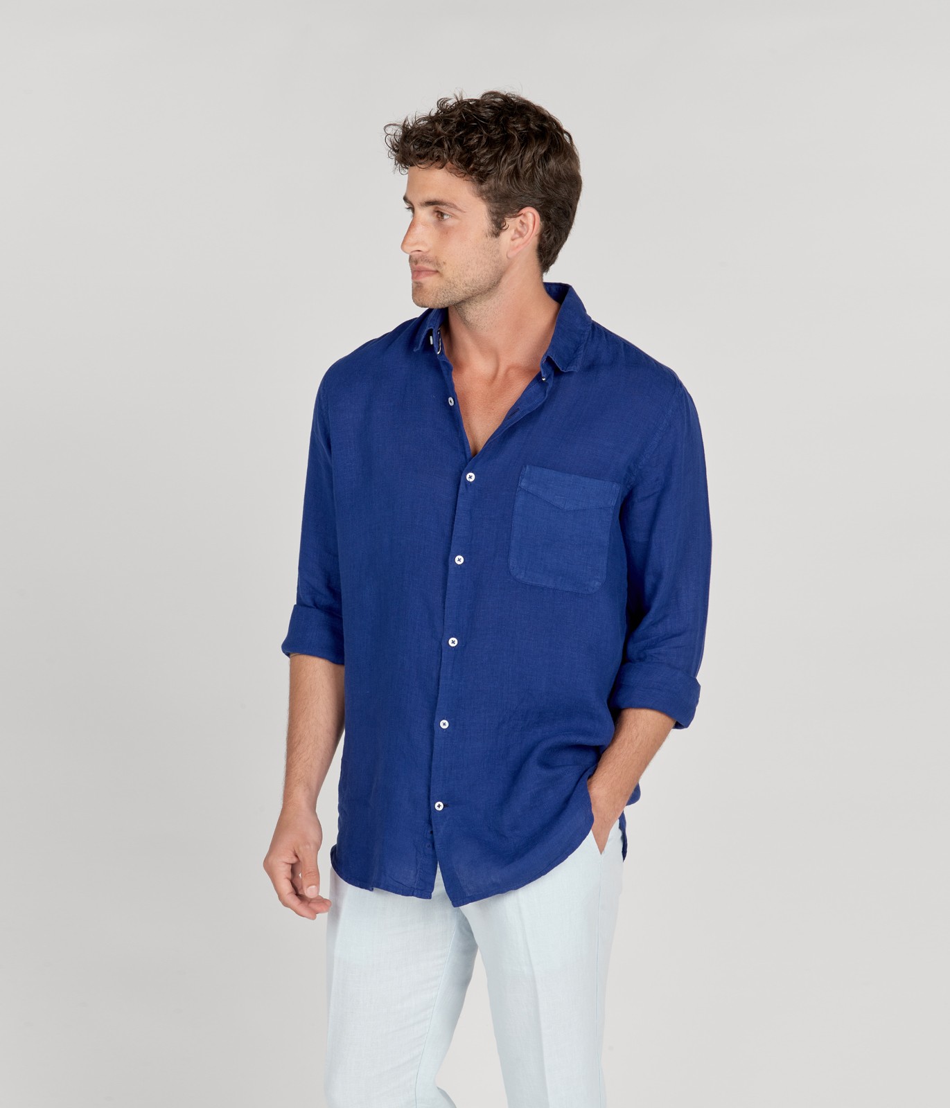 j crew linen blouse