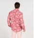 HONORE - Litchi floral print linen shirt