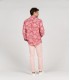 HONORE - Litchi floral print linen shirt