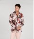 LENNY - Pale floral print linen shirt