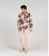 LENNY - Pale floral print linen shirt