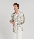 LUCIAN - Chemise coton imprimé tye&die bronze