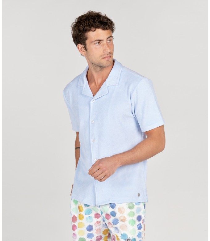 MIKA - sky blue sponge shirt