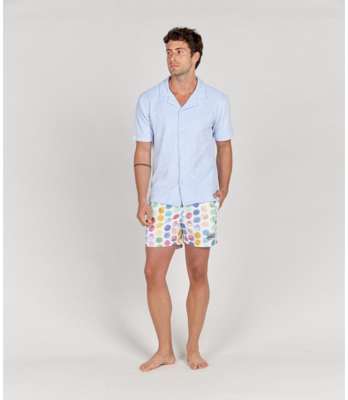 MIKA - sky blue sponge shirt