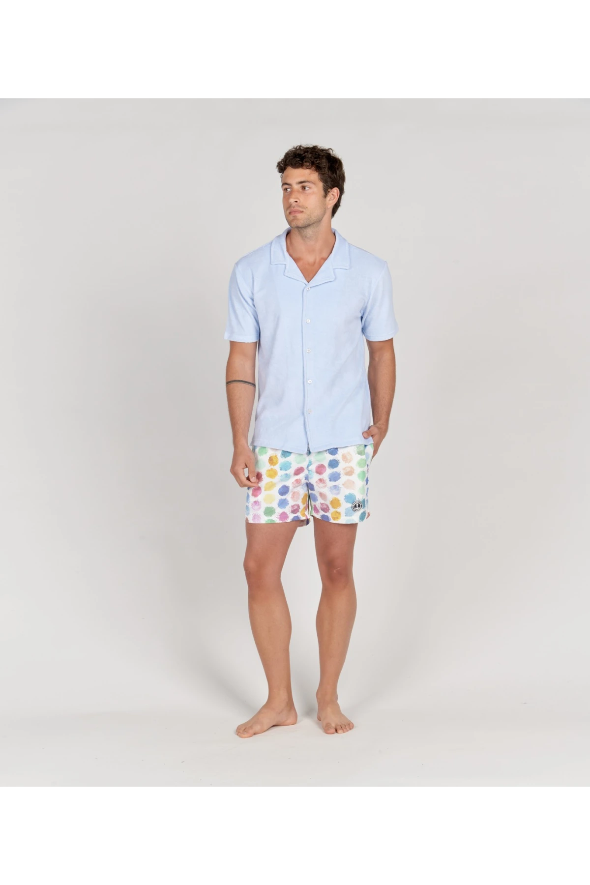 MIKA - sky blue sponge shirt