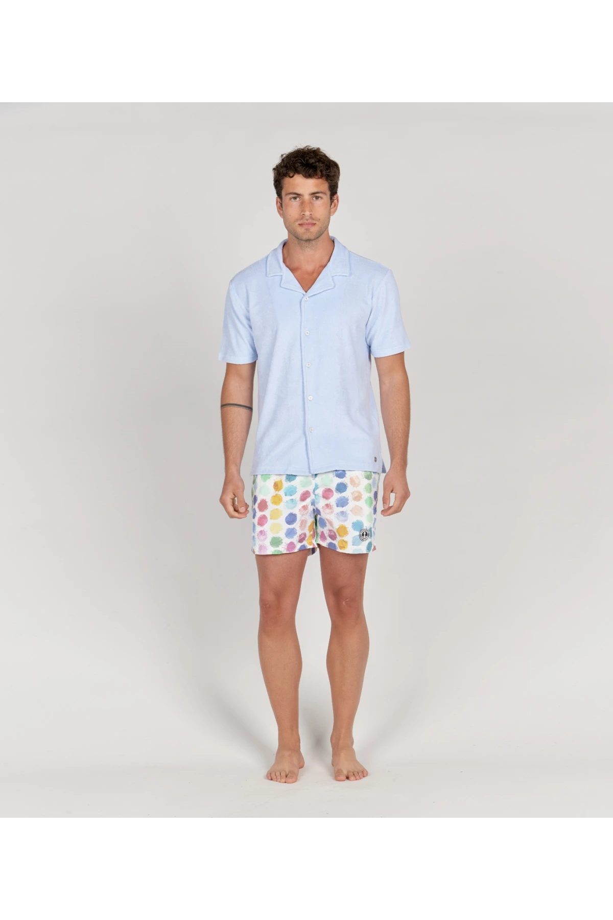 MIKA - sky blue sponge shirt
