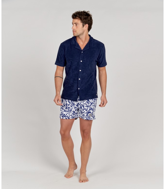 MIKA - Navy blue sponge shirt