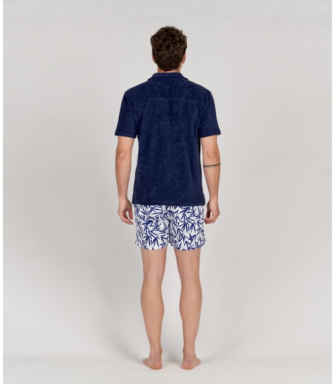 MIKA - Navy blue sponge shirt