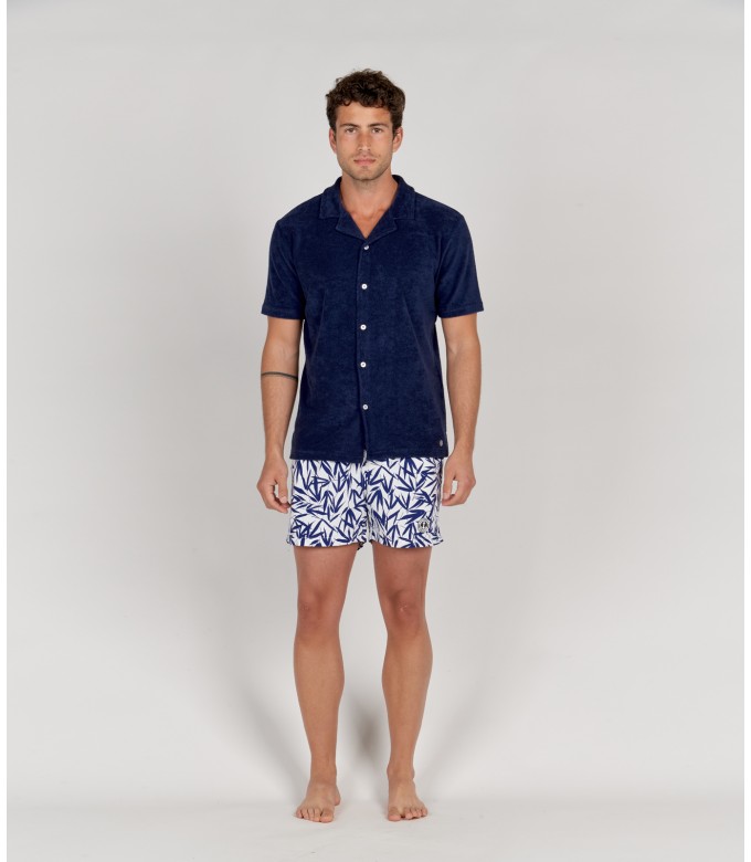 MIKA - Navy blue sponge shirt