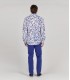 OCTAVE - White printed linen shirt