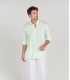 VARDY - Casual aqua cotton voile shirt