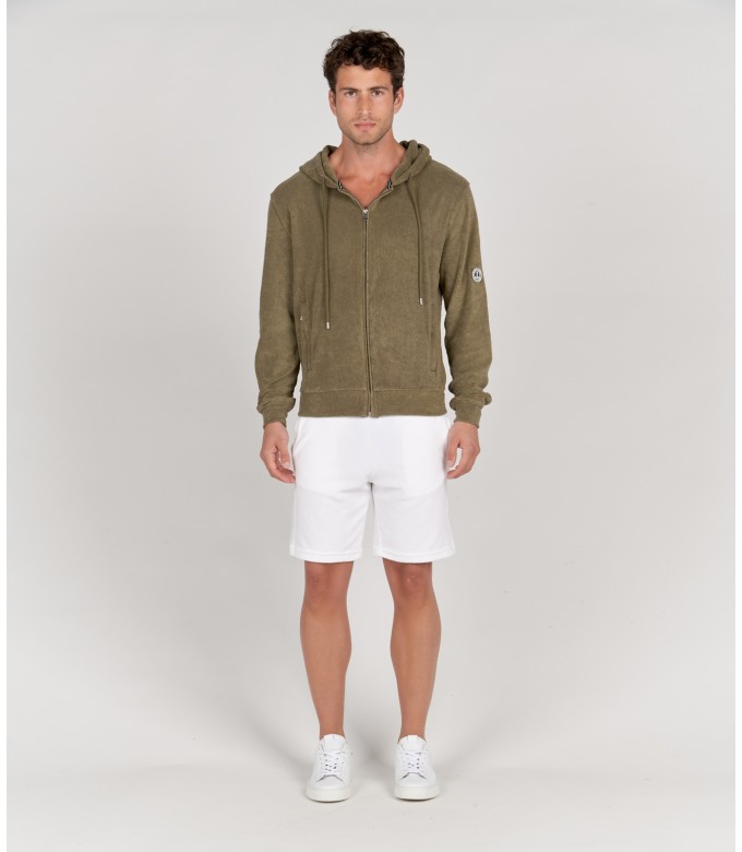 COTTON HOODIE SACHA KHAKI