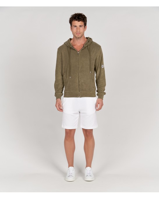 COTTON HOODIE SACHA KHAKI