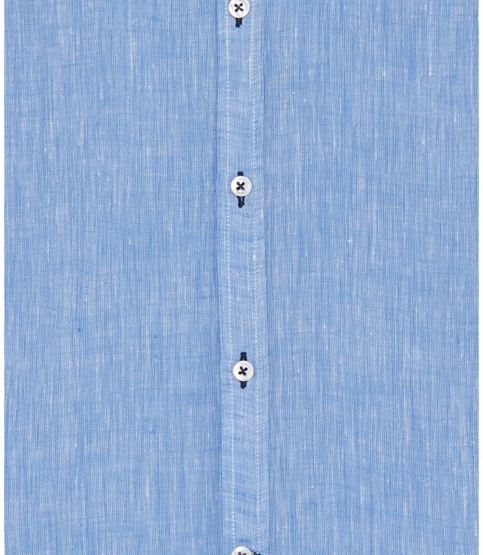 JONAS - Casual linen shirt, blue