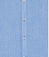 JONAS - Chemise unie lin chiné, bleue