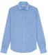 JONAS - Casual linen shirt, blue