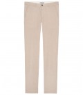 GORDON -  Ecru linen chino pant