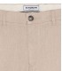 GORDON - Pantalon chino slim fit lin chiné, beige