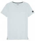 NECK - Tee-shirt col v bleu ciel