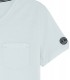 NECK - Tee-shirt col V en coton, bleu ciel
