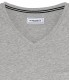 NECK - Cotton v-neck grey