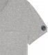 NECK - Cotton v-neck grey