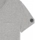 NECK - Tee-shirt col v gris