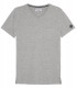 NECK - Tee-shirt col v gris