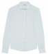 STUART - Thin jersey cotton shirt, light blue