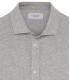 STUART - Chemise jersey coton slim-fit gris