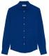 STUART - Jersey cotton slim-fit shirt indigo