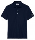 WESTON -  Cotton navy blue polo shirt