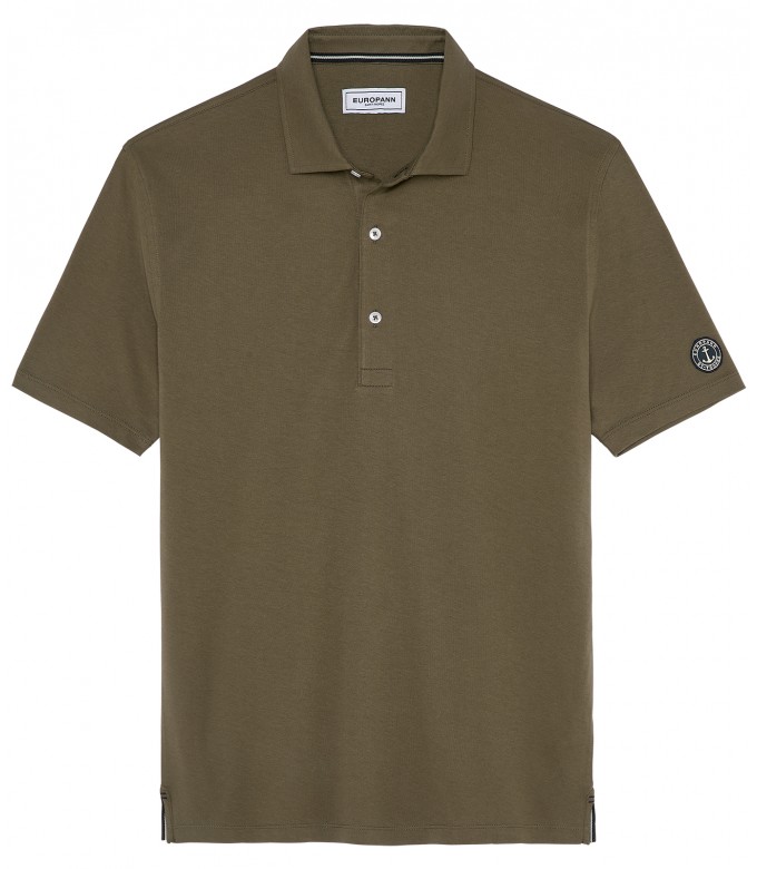 WESTON - Cotton jersey polo shirt, red