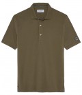 WESTON -  Cotton khaki polo shirt