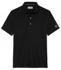 WESTON - Cotton black polo shirt