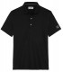 WESTON - Cotton jersey polo shirt, black
