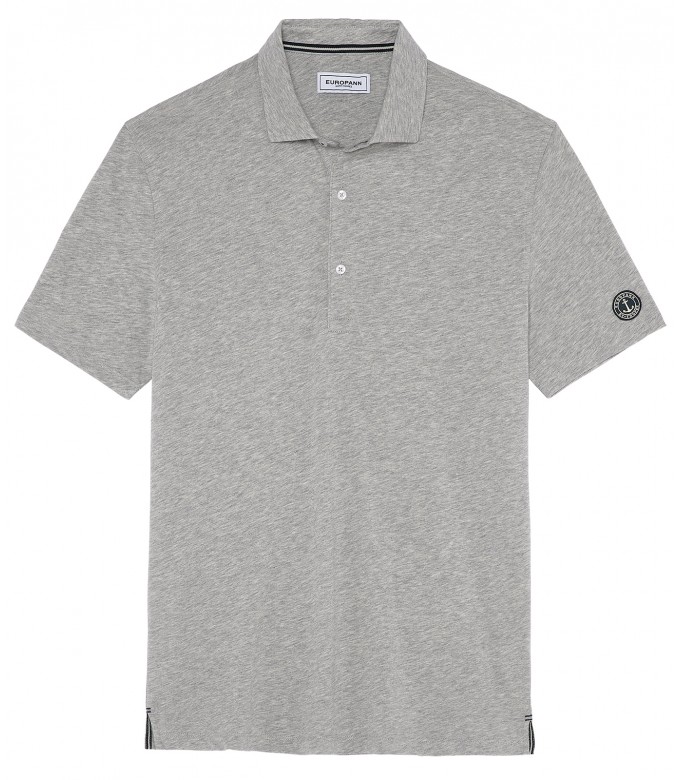 WESTON -  Cotton grey polo shirt