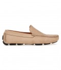 MONZA - Taupe nubuck loafers