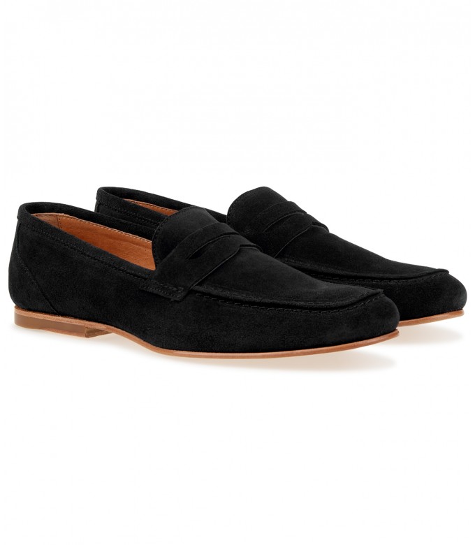 MODENA - Mocassin croûte de cuir
