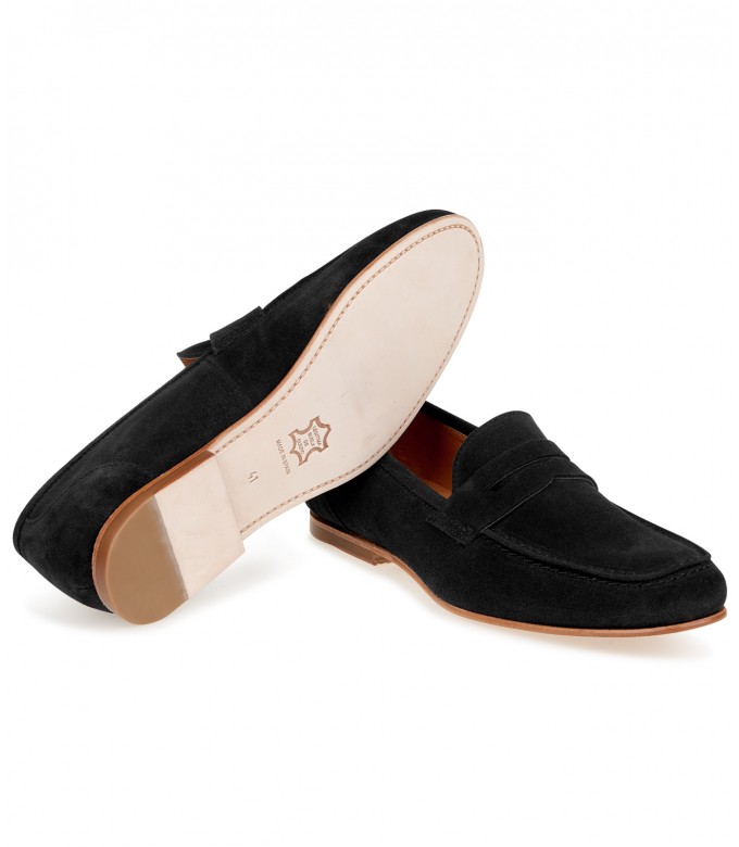 MODENA - Mocassin croûte de cuir