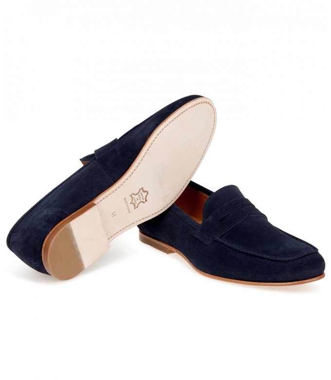 MODENA - Mocassin croûte de cuir