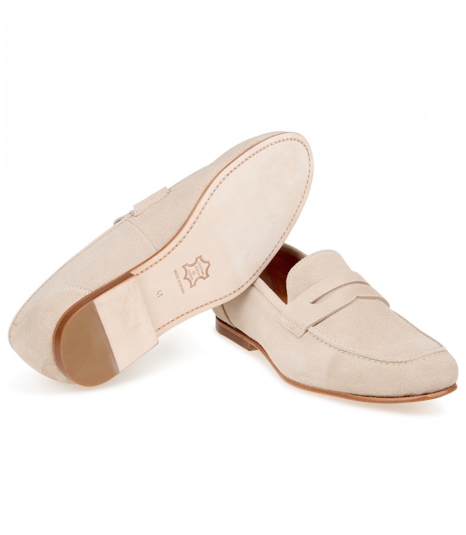 MODENA - Mocassin croûte de cuir