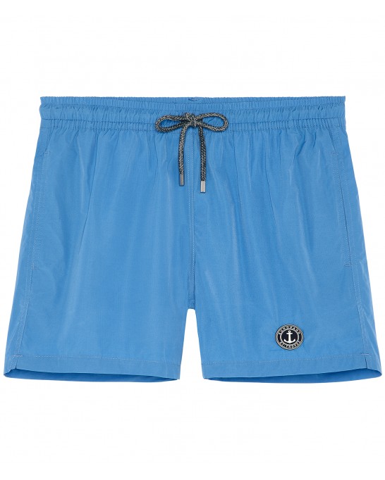 SOFT - Plain ocean blue swim shorts