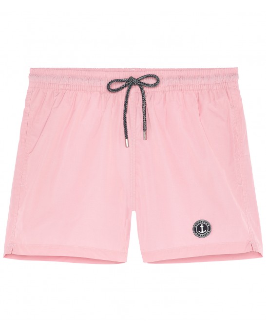 SOFT - Plain color slim fit swimshorts, pink