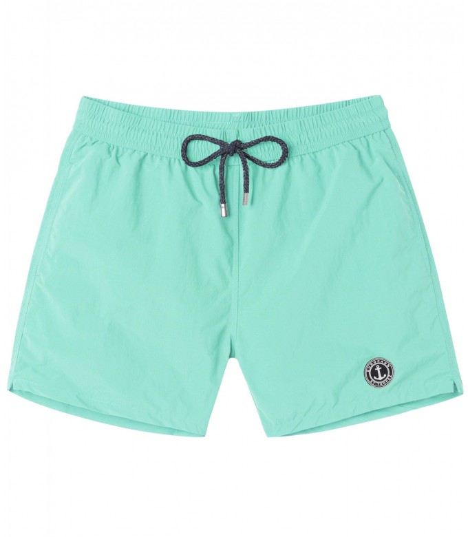 SOFT - Plain aqua swim shorts