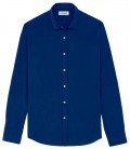 VARDY - Casual cotton voile shirt royal blue