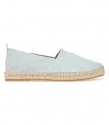 PALMA - Espadrilles en veau velours ciel