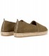 PALMA - khaki suede calfskin espadrilles