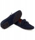 MILANO - Royal blue suede calfskin loafers