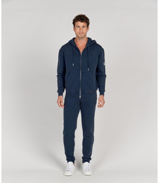 ADRY - Jogging en molleton bleu marine